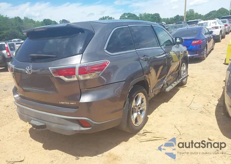 2015 Toyota Highlander Limited Platinum V6/Limited V6 from USA, damaged, VIN 5TDDKRFH0FS164173